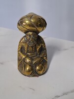 Réz antik török basa figura