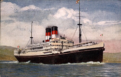 Hajó. T.S.S. Martha Washington. Cosulich Line - Trieste. 1927.