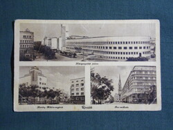 Képeslap,Szerbia,Újvidék,Közigazgatási palota,Horthy sugárút,Rex szálló,Zima Károly kiadás, 1940-