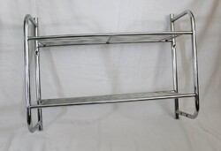 Fali fém króm polc