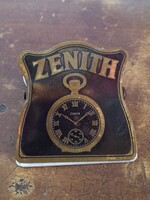 Zenith réz papír levél csiptető óra zsebóra karóra német reklám antik cca 1900