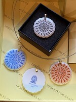 HERENDI porcelán MEDÁL , Apponyi virág