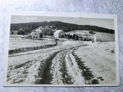 Ausztria,Havas táj,Mönichkirchen Luftkurort,"Levegőfürdő üdülőhely",1000 m magasan, bélygezve: 1931