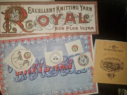 1880-1930, 190 darab mindenféle cimke