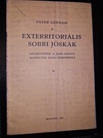 1931, Fayer Sándor gazdasági vitairata, ritka