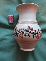 Népi kerámia váza, nagy méret (Szűcs Imre, Tiszafüred)