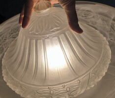 Gyönyörű antik díszes opàl csillár búra ebédlő csillàr alsó búra