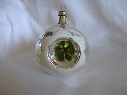 RÉGI ÜVEG KARÁCSONYFADÍSZ - REFLEX GÖMB!