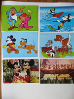 1980-as évek 6 db. Walt Disney képeslap (71)