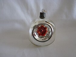 RÉGI ÜVEG KARÁCSONYFADÍSZ - REFLEX GÖMB!