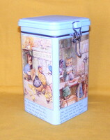 Beatrix Potter mesés csatos fémdoboz