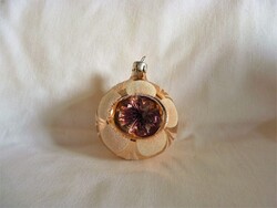 RÉGI ÜVEG KARÁCSONYFADÍSZ - REFLEX GÖMB!