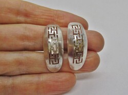 Szépséges  régi ezüst fülbevaló klipsz