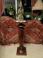 GYÖNYÖRŰ ANTIK POSZTAMENS ,SZOBORTARTÓ ,VIRÁGTARTÓ ...