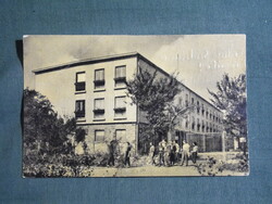 Képeslap,Tata,edzőtábor,üdülő látkép,részlet, 1957-