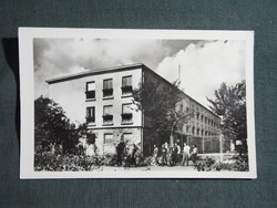 Képeslap,Tata,edzőtábor,üdülő látkép,részlet, 1957-