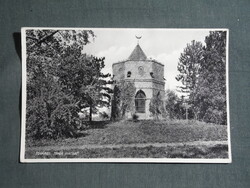 Képeslap,Tata,Török mecset látkép,részlet,1930-