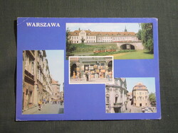 Képeslap,Lengyelország,Warszawa,Varsó,városi látkép,részlet, 1977-