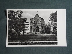 Képeslap,Tata,Török mecset látkép,részlet,1950-