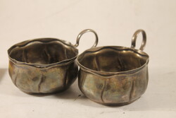 Antik ezüstözött pohártartók 705