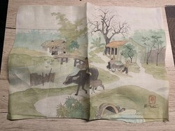 Asian Silk Painting