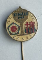 1969-es KEK döntő jelvény - Basel / St. Jakob-stadion - Slovan Bratislava - Barcelona