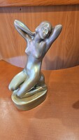 Zsolnay eozin akt figura