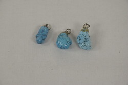 Türkiz ásvány medálok A371