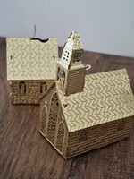 Karácsonyi falu - piciny, aranyló csodában / s réz