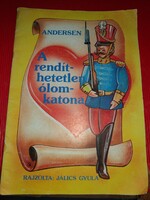 1980's Hans Christian Andersen- A rendíthetetlen ólomkatona képes mese könyv a képek szerint MINERVA