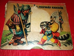 1963.V. Kubašta - A csizmás kandúr 3D-s mesekönyv könyv a képek szerint ARTIA VERLAG