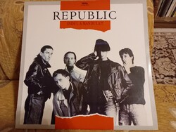 REPUBLIC. INDUL A MANDULA.  LP 1990.   /MINT/