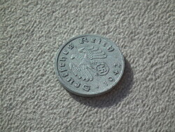 Németország, horogkeresztes birodalmi 1 Pfennig (Reichspfennig), 1942 A