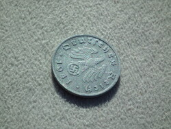 Németország, horogkeresztes birodalmi 1 Pfennig (Reichspfennig), 1941 D