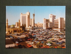Képeslap,Ázsia,Kuwait,Kuvait,városi látkép,részlet,1977-