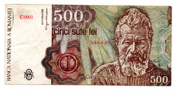 Románia 500 Lei Bankjegy 1991 P98b