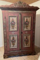 Kézzel festett szekrény Voglauer Anno 1800 Altrosa