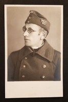 Horthy katona Bocskai sapkában fotó képeslap Till fotó fényképész Szeged