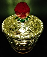 Fedeles üveg cukor tartó kb. 0.7 kg