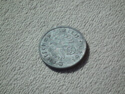 Németország, horogkeresztes birodalmi 1 Pfennig (Reichspfennig), 1943 A