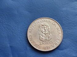 MADEIRA / PORTUGÁLIA 25 ESCUDOS 1981 ZARCO! RITKA!