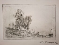 Rudnay Gyula rézkarc