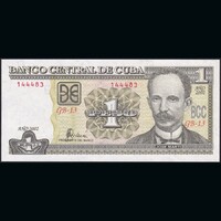 Kuba 1 Peso 2002 P-121b UNC