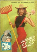 FÜLES, 1991. márc. 8.(Képregény- Menekülés a pokolból 6, Barátok és ellenségek 5, Lord Tempest 11)