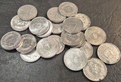 Német Demokratikus Köztársaság,5 pfennig, 1963 - 1990.  LOT, vegyes érme 21 db