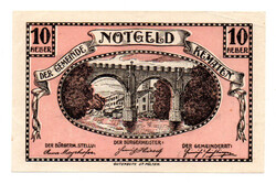 Ausztria Notgeld Kematen an der Krems 10 Heller 1920