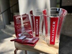 Bollinger pezsgőhűtő szett – 2 akril magnum pezsgőhűtő + 2 Bollinger Ice Bag
