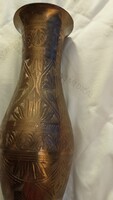 Réz váza 29 cm magasság