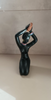 Izsepy néger/afro nő kerámia