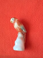Hibátlan, első osztályú Herendi papagáj porcelán figura